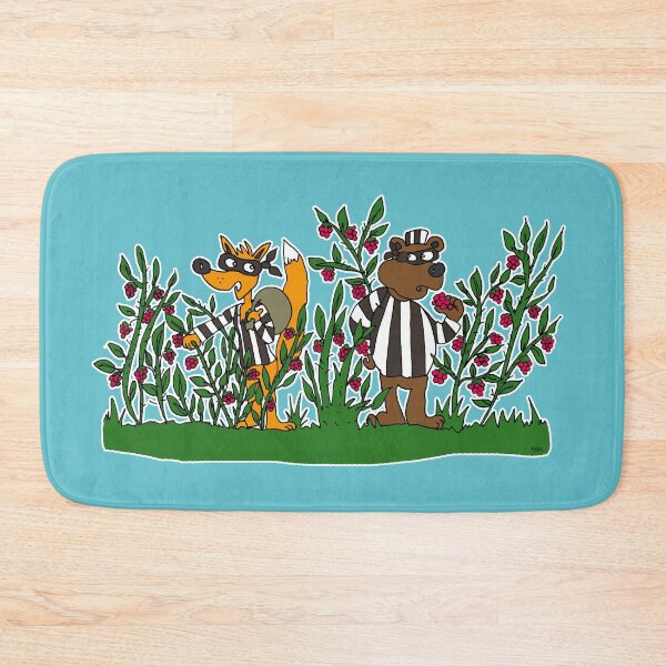 Item preview, Raspberry Bandits Sticker | Partners in Crime Fox and Bear Meme Decal designed and sold by MyxaART.