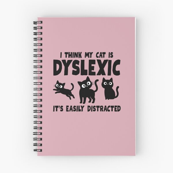 Item preview, I think my cat is dyslexic designed and sold by BritishDelights.