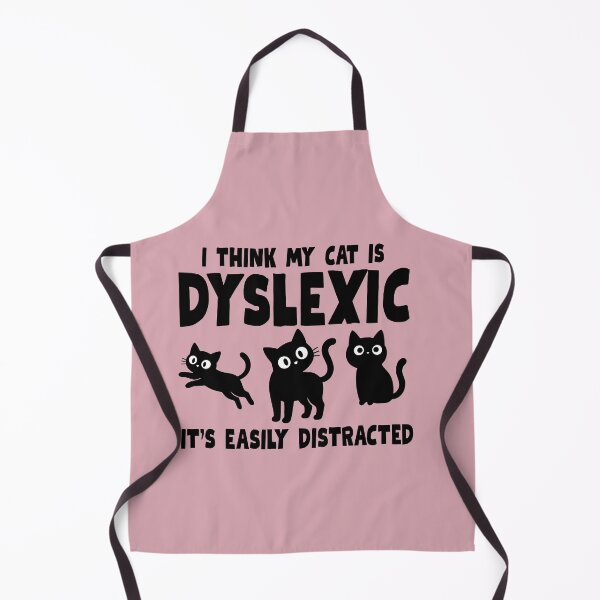 Item preview, I think my cat is dyslexic designed and sold by BritishDelights.