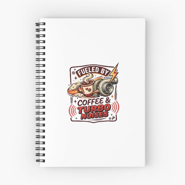 Item preview, Fueled by Coffee and Turbo Noises Funny Car Enthusiast Graphic designed and sold by eihabo.