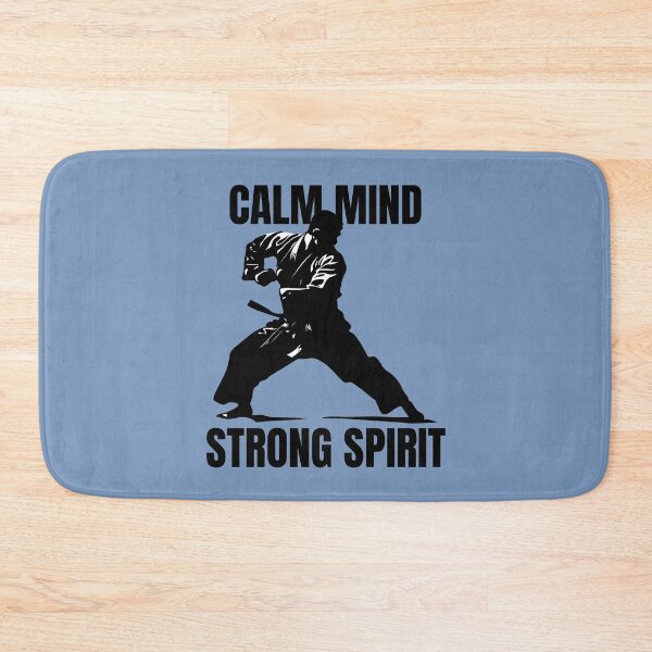 Item preview, Calm Mind Strong Spirit Karate Martial Arts Motivational Design designed and sold by Sachie's Studio.