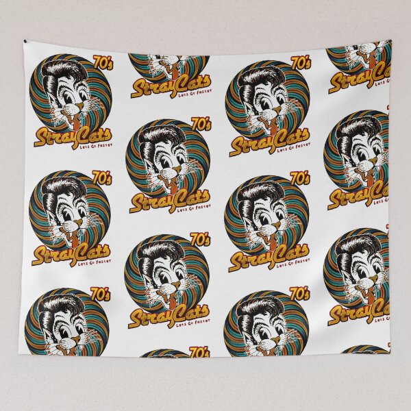 Item preview, People Call Me Music Rock STRAY CATS designed and sold by Neonmorgan.