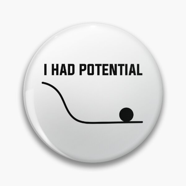 Item preview, I Had Potential - Sarcastic Quote designed and sold by Wolagno.
