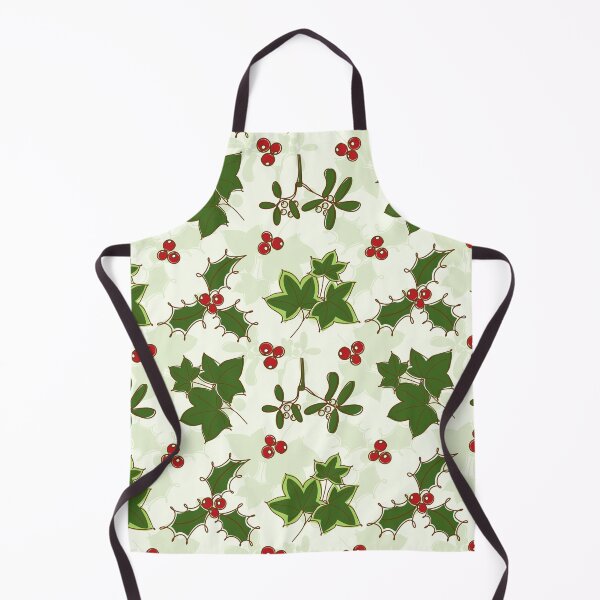 Item preview, Christmas floral line art Holly, berries, ivy, mistletoe designed and sold by OhNoNotAgain42.