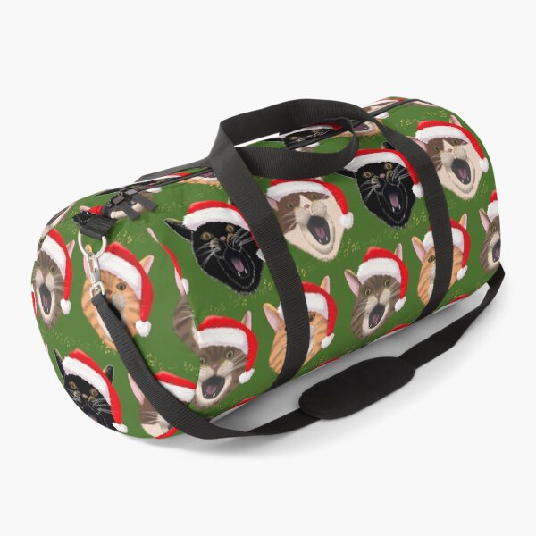 Item preview, Christmas caroling cats in Santa hats designed and sold by OhNoNotAgain42.