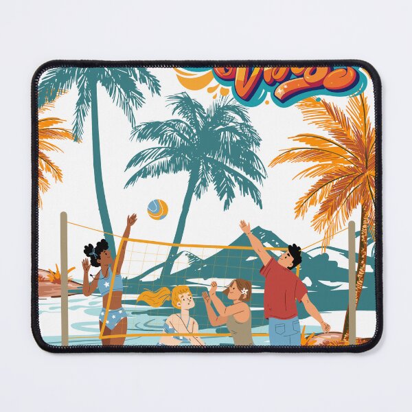 Item preview, Beach Volleyball "Summer Vibes" Tropical Graphic designed and sold by Chiedu10.