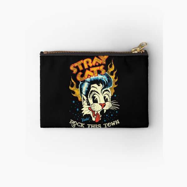 Item preview, Retro Feline Rocker in Vintage Style Black designed and sold by Neonmorgan.