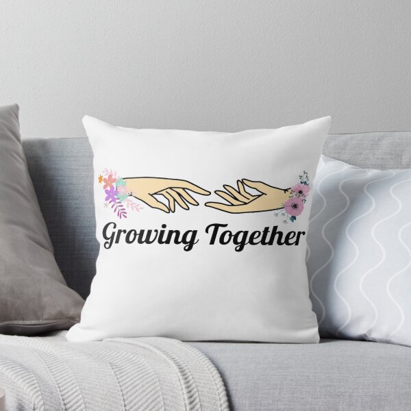 Item preview, Growing Together Aesthetic Line Art Floral Hands Shirt designed and sold by minikdusler.