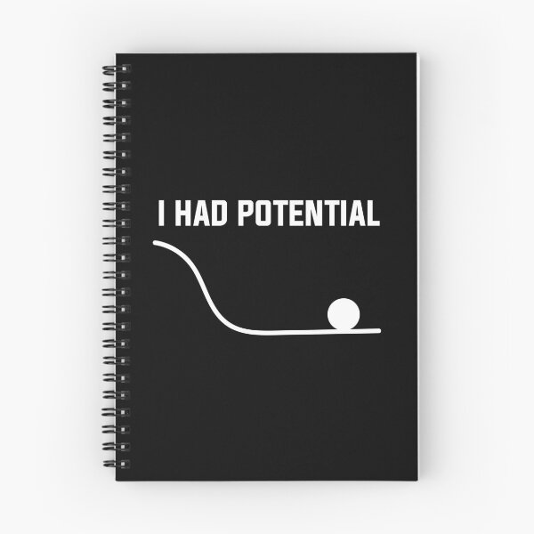 Item preview, I Had Potential - Sarcastic Quote designed and sold by Wolagno.