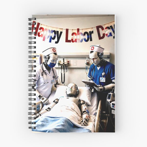 Item preview, robot nurses designed and sold by Iron El Studios.