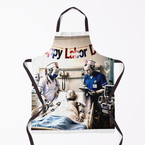 Item preview, robot nurses designed and sold by Iron El Studios.