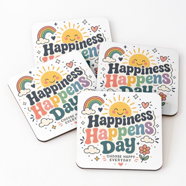 Item preview, Choose Happy Rainbow Sunshine Positive Graphic designed and sold by palozashop.