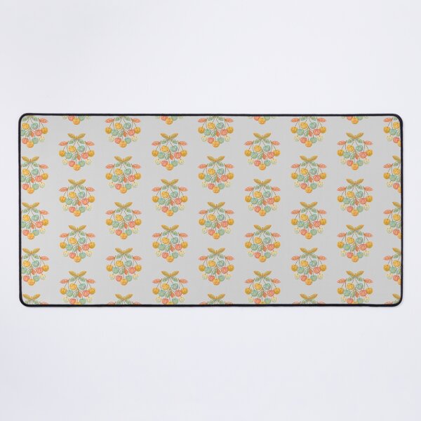 Item preview, Folk Art Cherries Botanical Illustration Pattern designed and sold by hattie's.