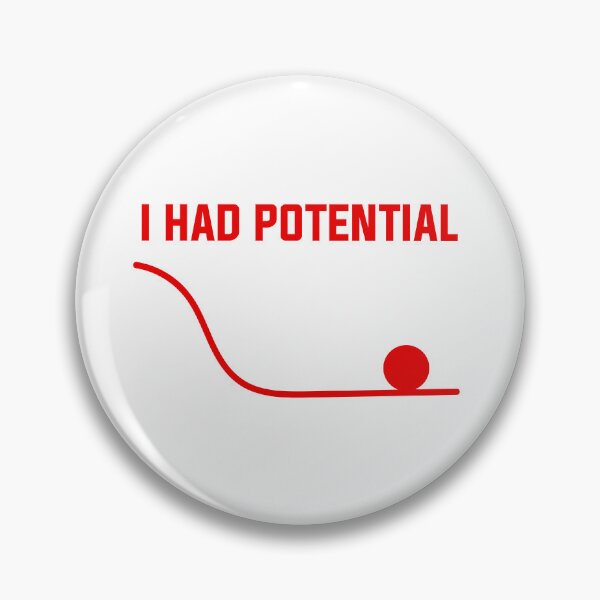 Item preview, I Had Potential - Sarcastic Quote designed and sold by Wolagno.