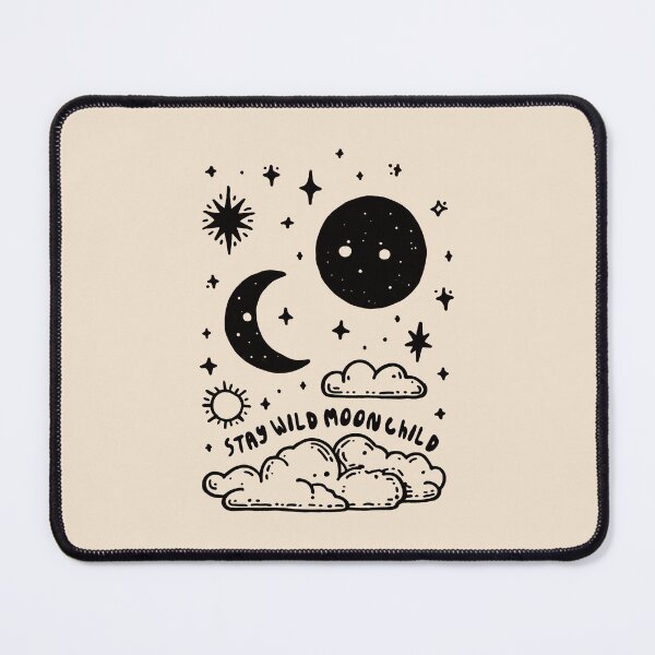 Item preview, Stay Wild Moonchild: Full Moon Witchy Halloween Art designed and sold by oneofthesedayys.