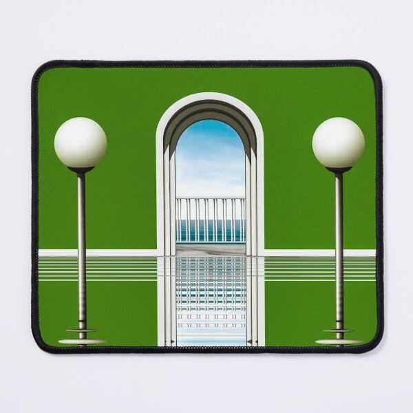 Item preview, lamps and arch in a geometric urban green wall designed and sold by mister-john.