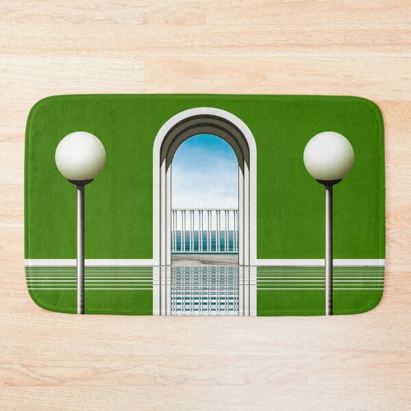 Item preview, lamps and arch in a geometric urban green wall designed and sold by mister-john.