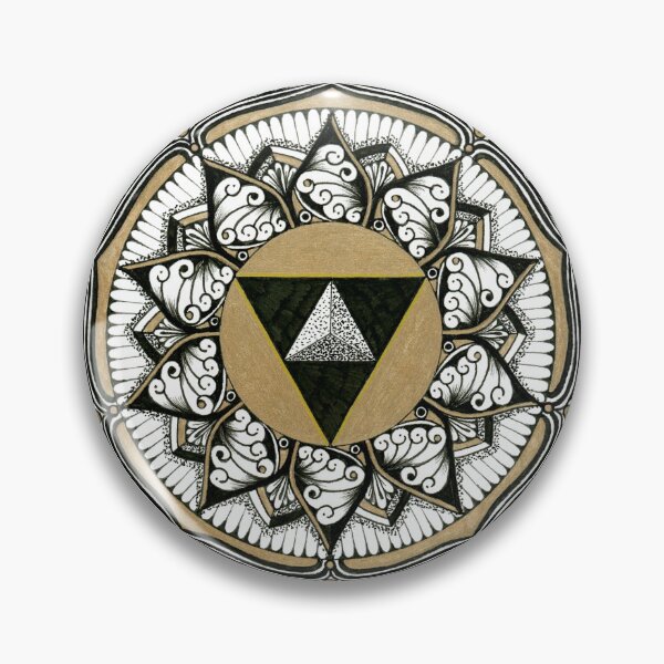 Item preview, Solar Plexus Chakra - Gold Black & White designed and sold by candorbysara.