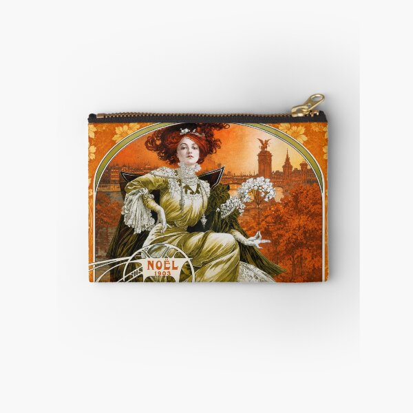 Item preview, Art Nouveau Wall Art – Vintage Paris Illustré Noël 1903 Print for Mucha Collectors designed and sold by RickE.