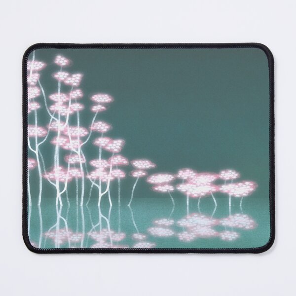 Item preview, Pink Flowers Reflected in Water Dreamy Landscape designed and sold by BuckaBaby.