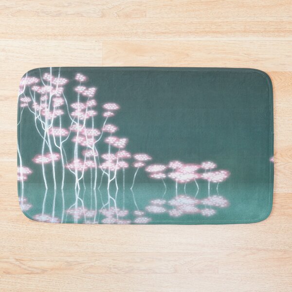Item preview, Pink Flowers Reflected in Water Dreamy Landscape designed and sold by BuckaBaby.