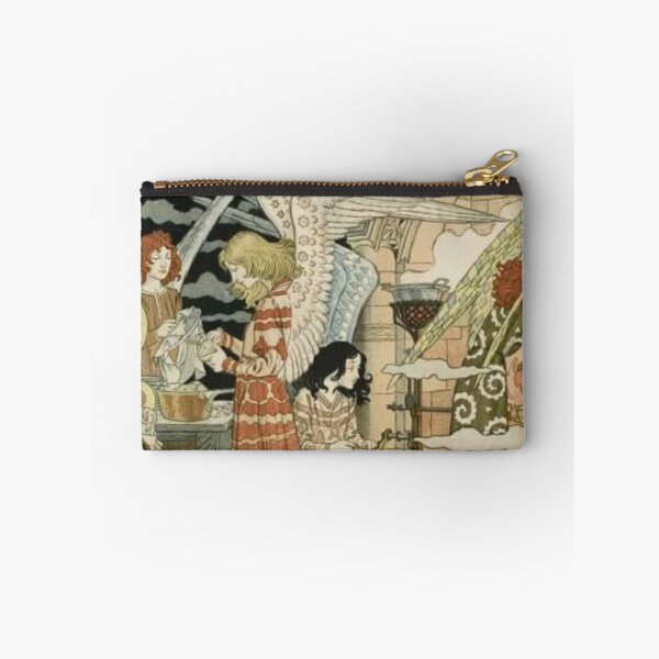 Item preview, The Angels' Kitchen - Art Nouveau Wall Art – Vintage Christmas Workshop Print for Holiday Decor Lovers designed and sold by RickE.