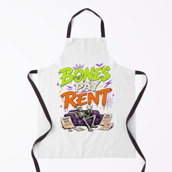 Item preview, BONES PAY RENT designed and sold by OskarTrendz.