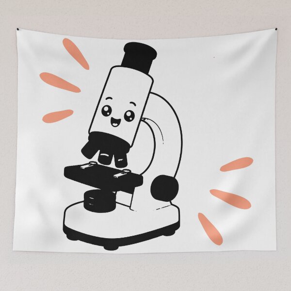 Item preview, Back to School Microscope T-Shirt & Sticker | Cute Kawaii Science School Supplies Design | Teacher & Student Gift designed and sold by Sunday.Supply.
