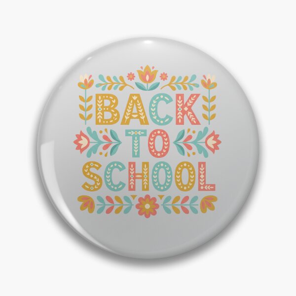 Item preview, Back to School Floral Folk Art Sticker designed and sold by hattie's.