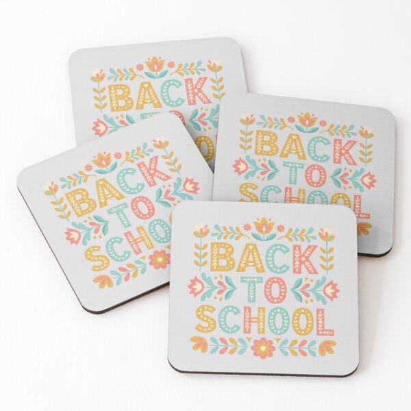 Item preview, Back to School Floral Folk Art Sticker designed and sold by hattie's.