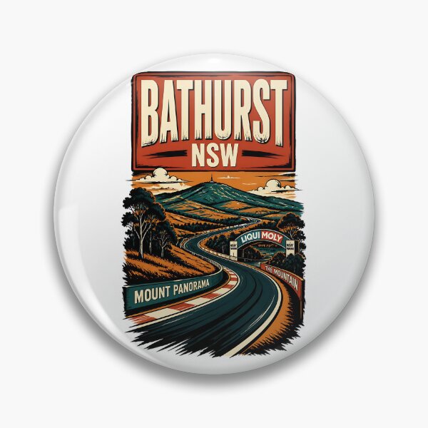 Item preview, Bathurst New South Wales Australia Vintage Travel Poster designed and sold by TravelersGems.