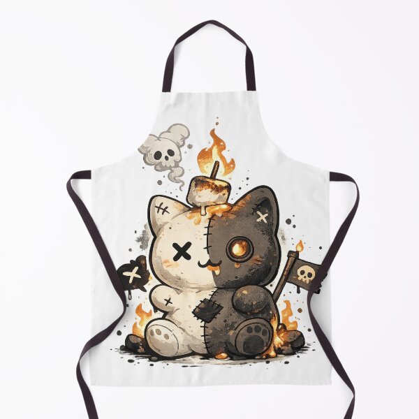 Item preview, Campfire Patch Cat designed and sold by Del4xe.