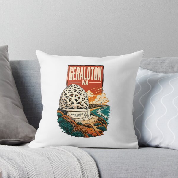 Item preview, Geraldton Western Australia Vintage Travel Poster designed and sold by TravelersGems.