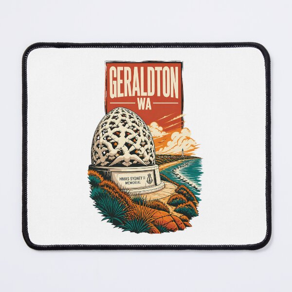 Item preview, Geraldton Western Australia Vintage Travel Poster designed and sold by TravelersGems.