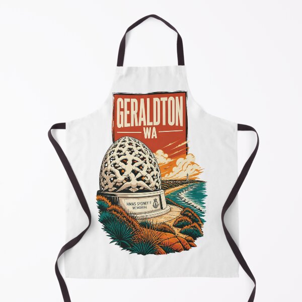 Item preview, Geraldton Western Australia Vintage Travel Poster designed and sold by TravelersGems.