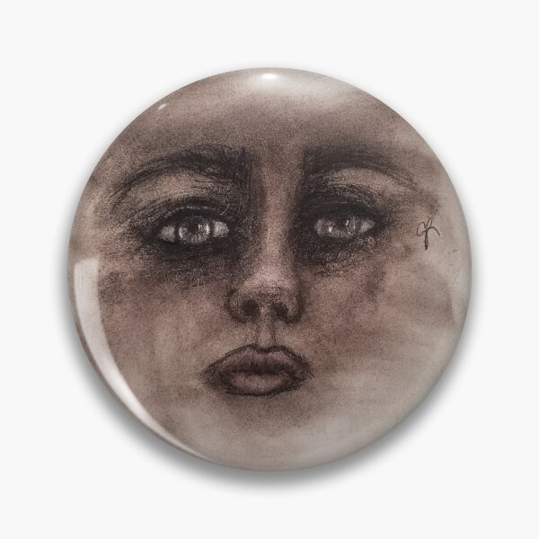 Item preview, The Weight of Observation Charcoal Portrait designed and sold by Midnight  Madness Arts.