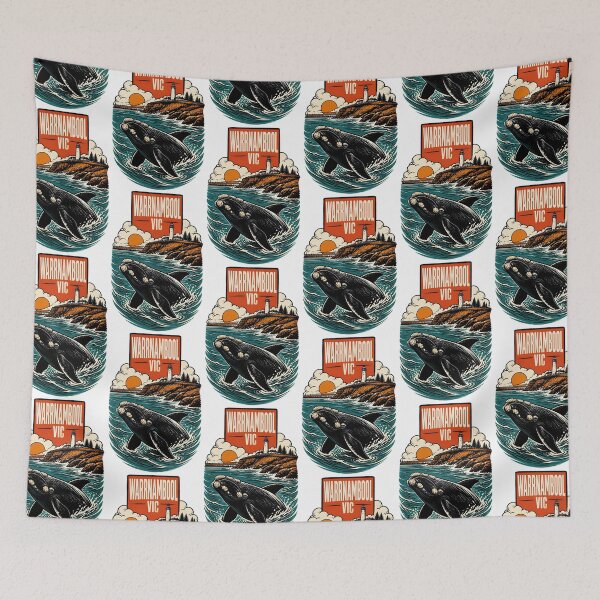 Item preview, Warrnambool Victoria Australia Vintage Travel Poster designed and sold by TravelersGems.