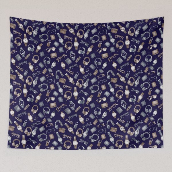 Item preview, Stylish Accessories Pattern – Modern Everyday Essentials designed and sold by NNhu.