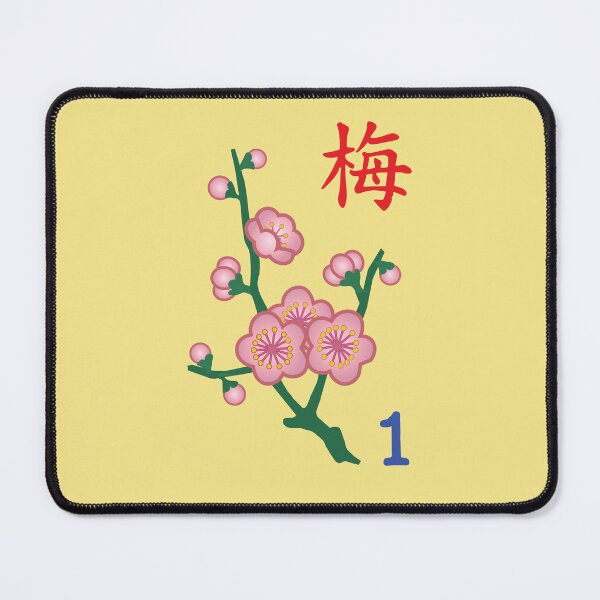 Item preview, MAHJONG TILES, FLOWERS, PINK PLUM BLOSSOMS, GAME DAY, STRATEGY designed and sold by classic car craze.