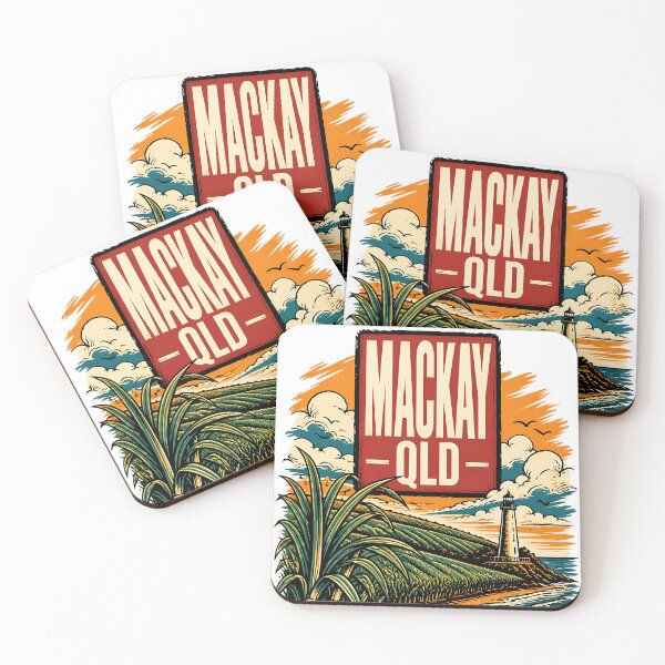 Item preview, Mackay Queensland Australia Vintage Travel Poster designed and sold by TravelersGems.