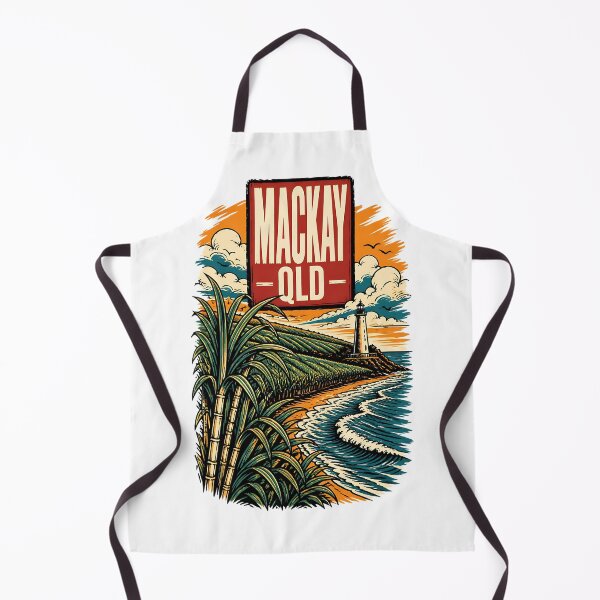 Item preview, Mackay Queensland Australia Vintage Travel Poster designed and sold by TravelersGems.