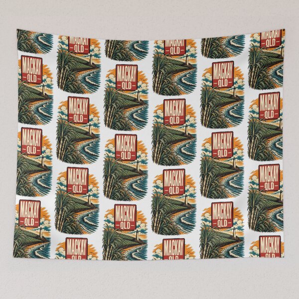 Item preview, Mackay Queensland Australia Vintage Travel Poster designed and sold by TravelersGems.