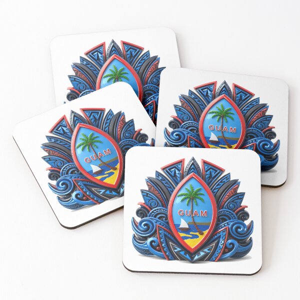 Item preview, Island Crest of Guåhan: Waves of Ancestral Strength designed and sold by BlissBlvdShop.