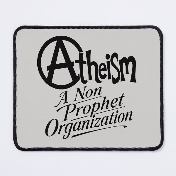 Item preview, Circled Atheism Motif and Tagline Black Design designed and sold by taiche.