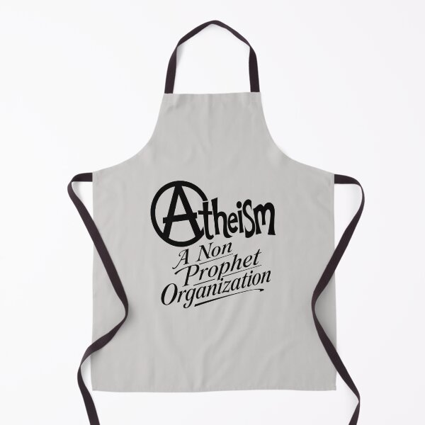 Item preview, Circled Atheism Motif and Tagline Black Design designed and sold by taiche.