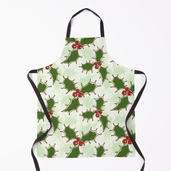 Item preview, Christmas floral line art Holly and berries designed and sold by OhNoNotAgain42.