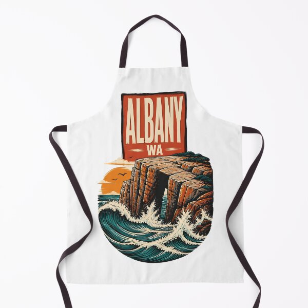 Item preview, Albany Western Australia Vintage Travel Poster designed and sold by TravelersGems.