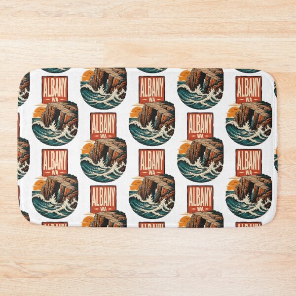 Item preview, Albany Western Australia Vintage Travel Poster designed and sold by TravelersGems.