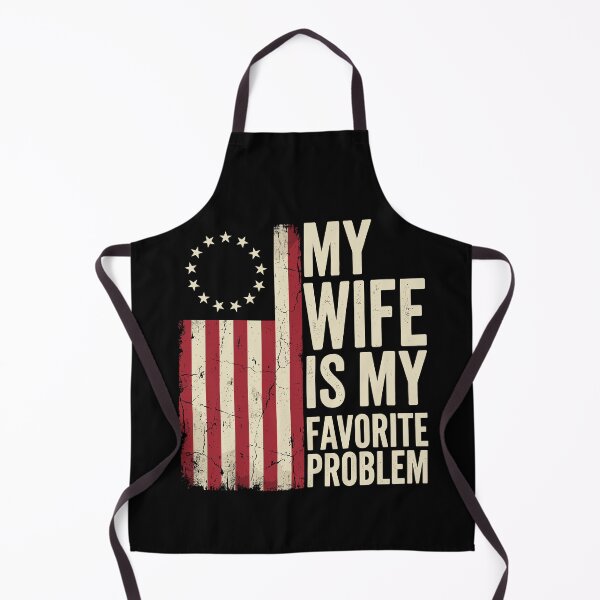 Item preview, My Wife Is My Favorite Problem Husband Marriage Patriotic designed and sold by Doodleoub.