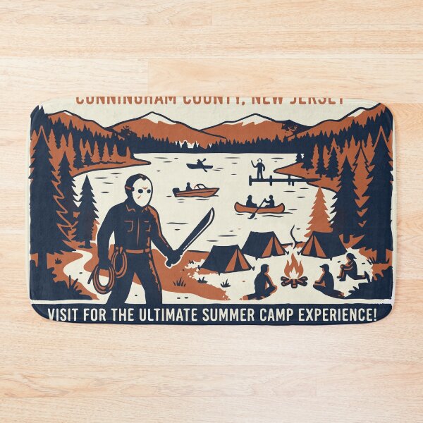 Item preview, Ultimate Summer Camp Experience Vintage Horror Poster designed and sold by Brexmore3.
